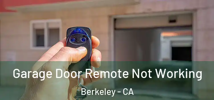  Garage Door Remote Not Working Berkeley - CA