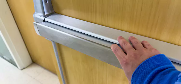 Installing a Push Bar on a Door Berkeley